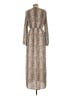 Buddy Love 100% Polyester Animal Print Brown Casual Dress Size L - photo 2