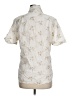 Seaplane Floral Ivory Short Sleeve Blouse Size M (estimated) - photo 2