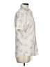 Seaplane Floral Ivory Short Sleeve Blouse Size M (estimated) - photo 4