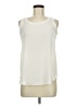 Ann Taylor LOFT 100% Polyester Ivory Sleeveless Blouse Size XS - photo 1