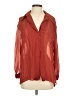 Zara 100% Viscose Houndstooth Red 3/4 Sleeve Blouse Size XS - photo 1