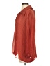 Zara 100% Viscose Houndstooth Red 3/4 Sleeve Blouse Size XS - photo 5