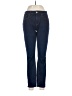 Ann Taylor LOFT Outlet Chevron-herringbone Blue Jeans Size 6 - photo 1