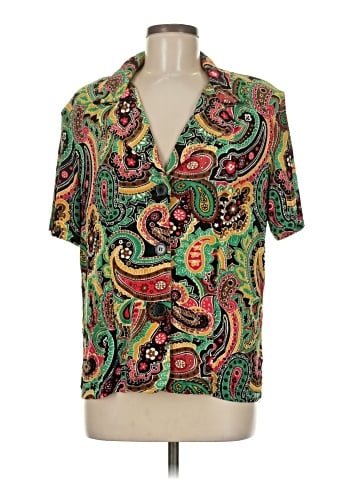 Slinky Brand Short Sleeve Blouse (view 1)