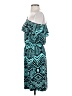 Vanity Graphic Teal Cocktail Dress Size S - photo 5