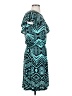 Vanity Graphic Teal Cocktail Dress Size S - photo 4