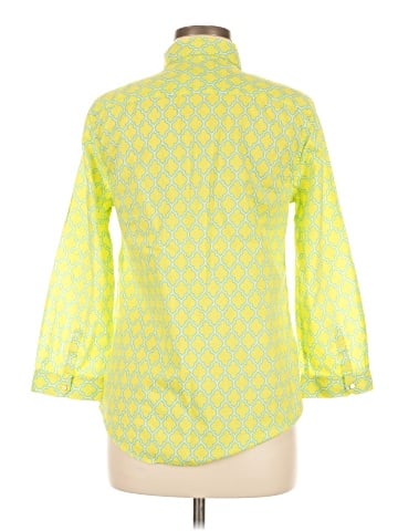 Lands' End 3/4 Sleeve Button-Down Shirt (view 2)