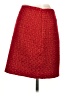 Boston Proper Tweed Red Formal Skirt Size 0 - photo 2