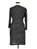 Chaps Polka Dots Black Casual Dress Size XL - photo 2