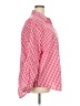Unbranded Checkered-gingham Red 3/4 Sleeve Blouse Size 5X - photo 4