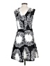 Kensie Graphic Black Cocktail Dress Size M - photo 2