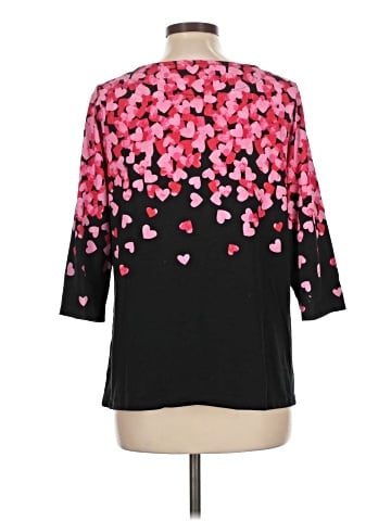 Christopher & Banks 3/4 Sleeve T-Shirt (view 2)