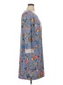 Tacera Paisley Blue Casual Dress Size XL - photo 4