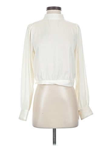 Banana Republic Factory Store Long Sleeve Blouse - front