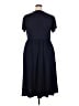 HOTOUCH Solid Blue Casual Dress Size 2XL - photo 2