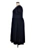 HOTOUCH Solid Blue Casual Dress Size 2XL - photo 5