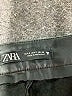 Zara Metallic Black Shorts Size S - photo 4
