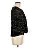 Floreat 100% Polyester Black Long Sleeve Blouse Size M - photo 4