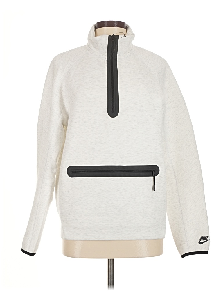 Pre-owned Nike Pullover Sweater In Silver