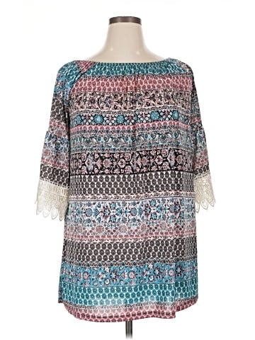 West Loop 3/4 Sleeve Blouse (view 1)
