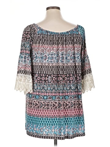 West Loop 3/4 Sleeve Blouse (view 2)