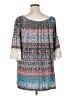 West Loop Teal 3/4 Sleeve Blouse Size XL - photo 2