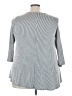 Star Vixen Gray 3/4 Sleeve Button-Down Shirt Size 3X - photo 2