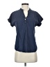 Unbranded Blue Short Sleeve Blouse Size S (estimated) - photo 1