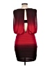Xscape Color Block Burgundy Cocktail Dress Size 10 - photo 2