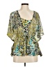 Nicola Green Short Sleeve Blouse Size M - photo 1