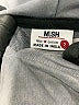 Mish 100% Cotton Gray Pullover Hoodie Size 2 - photo 3
