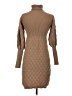 Simplee 100% Polyester Tan Casual Dress Size S - photo 2