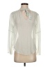 TRYB 100% Viscose Ivory Long Sleeve Blouse Size S - photo 1