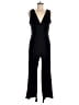 Clara Sun Woo Solid Black Jumpsuit Size M (estimated) - photo 1
