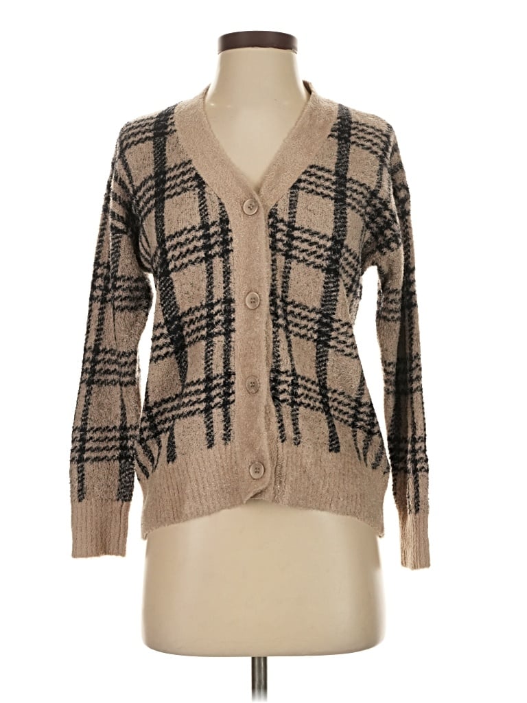 Pre-owned J By Joie Cardigan Sweater In Tan