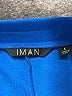 IMAN Solid Blue Casual Pants Size L - photo 7