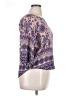 verse 100% Rayon Purple 3/4 Sleeve Blouse Size XL - photo 4