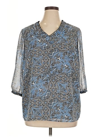 Coldwater Creek 3/4 Sleeve Blouse (view 1)