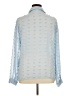 Unbranded 100% Polyester Blue Long Sleeve Blouse Size XL - photo 2