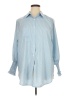 Unbranded 100% Polyester Blue 3/4 Sleeve Blouse Size XL - photo 1