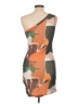 PrettyLittleThing Graphic Orange Cocktail Dress Size 10 - photo 2