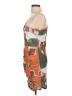 PrettyLittleThing Graphic Orange Cocktail Dress Size 10 - photo 5
