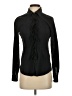 BCBGMAXAZRIA 100% Cotton Black Long Sleeve Blouse Size S - photo 1