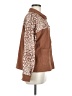 Unbranded 100% Polyester Animal Print Brown Jacket Size M - photo 4