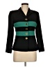 Liz Claiborne 100% Polyester Stripes Green Blazer Size 8 (petite) - photo 1