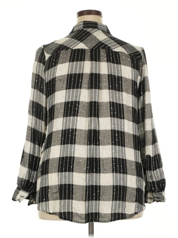 Style&Co Long Sleeve Button-Down Shirt (view 2)