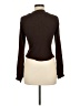 Project Social T Brown Long Sleeve Blouse Size M - photo 2
