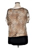 Roommates Brown Short Sleeve Top Size XL - photo 2