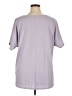 Evri Purple Short Sleeve Top Size 1X - photo 2