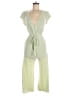 Caution to the Wind Color Block Green Jumpsuit Size M (estimated) - photo 1